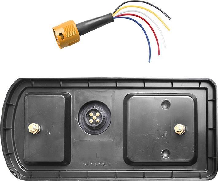 Actual product image ProPlus Taillight 5 functions 43LED left in blister