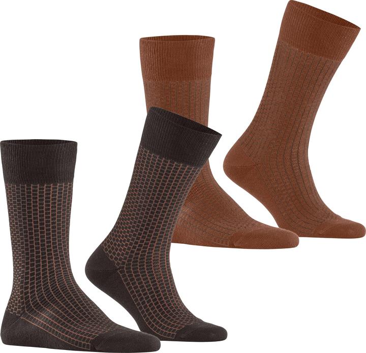 Actual product image Esprit Illusional Grid 2-Pack Men (pack of 2, 43 - 46)