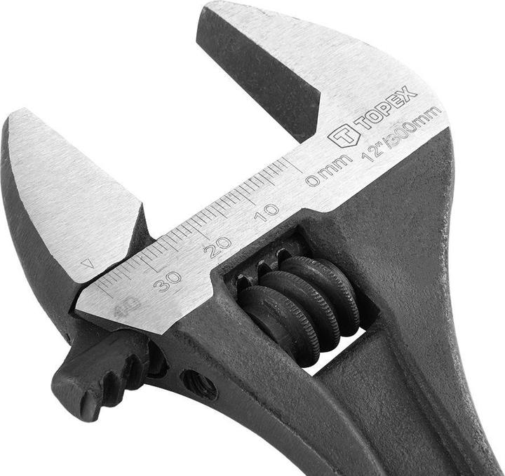 Actual product image Topex adjustable swedish wrench 300mm steel handle (35D558) (46 mm)