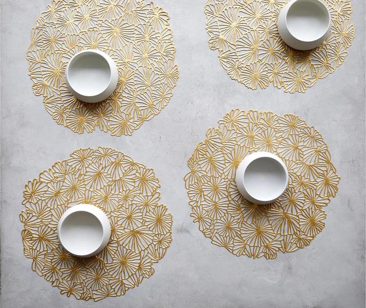 Image du produit Chilewich Set de table Daisy Ø 38 cm, or (1 pcs, 38 cm)