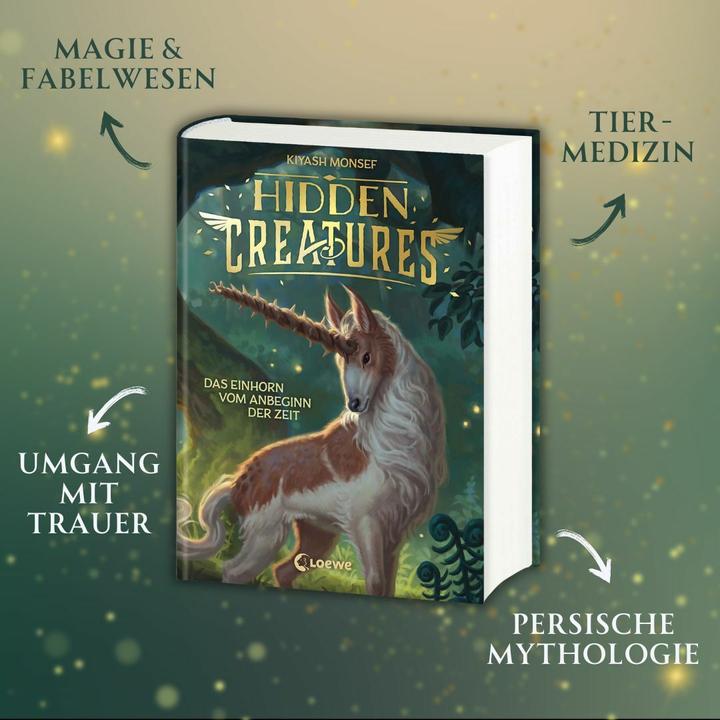 Produktbild Loewe Hidden Creatures (Band 1) - Das Einhorn vom Anbeginn der Zeit (Deutsch, Sarah Heidelberger, Kiyash Monsef, 2025)