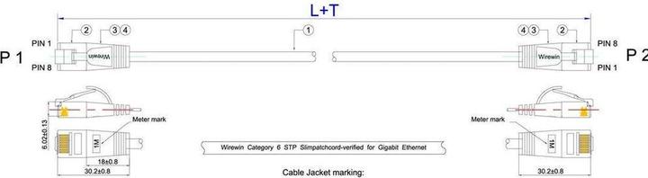 Produktbild Wirewin Slim Pachkabel: F/FTP, 7.5m, grün (U/FTP, CAT6, 7.50 m)