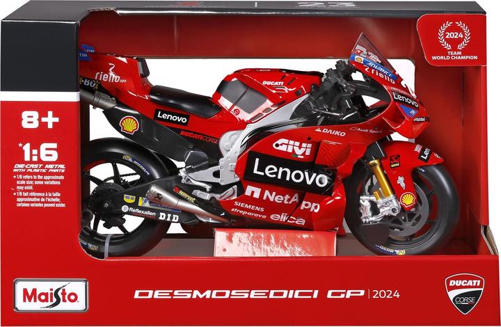 Produktbild Maisto Ducati Lenova Team MotoGP 2024 Bastianini 1:6