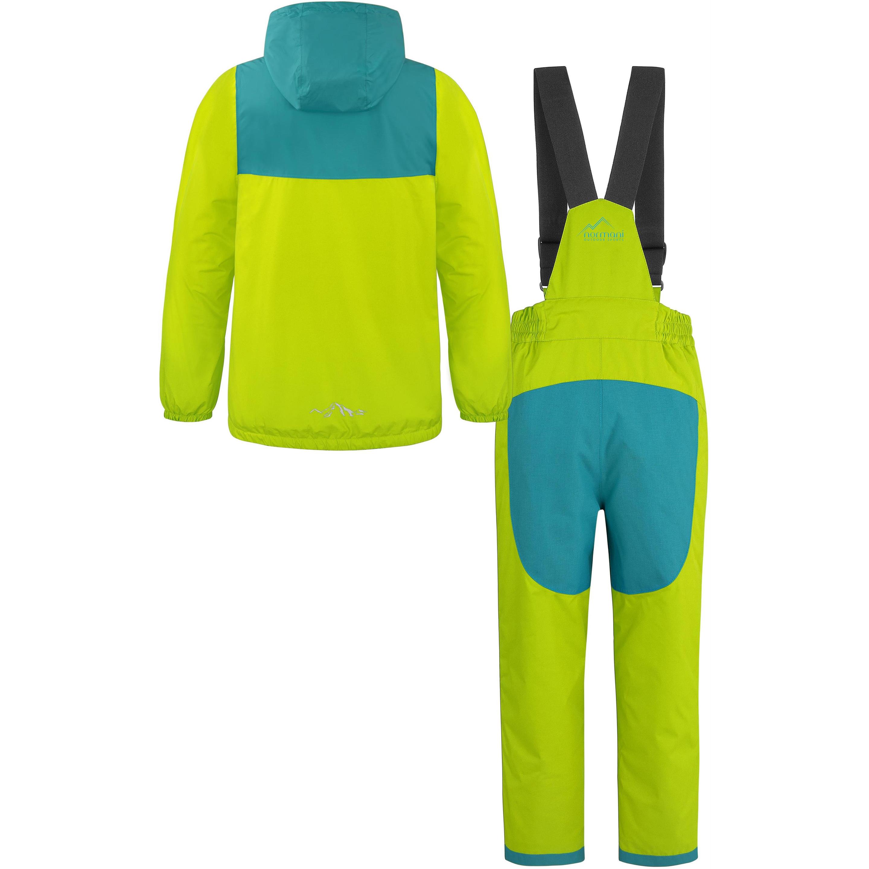 Thumbnail - Normani, Herren, Skihosen, Kinder WinterSet Thermohose und Windbreaker - 2824 (98, 102, 104, 100 A), Gelb, 100 A, 104, 9...