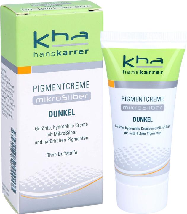 Actual product image Hans Karrer Pigment cream MicroSilver dark, 20 ml Cream (20 ml)