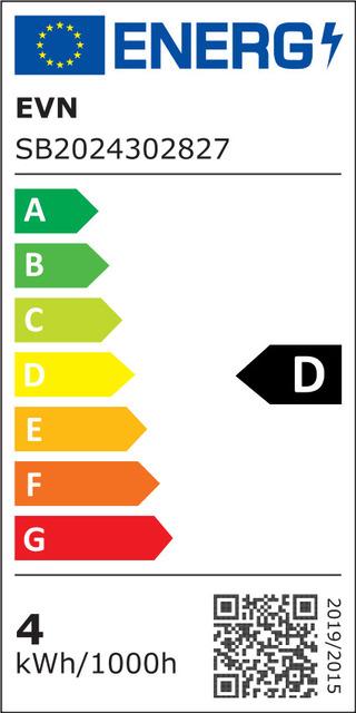 Energy Label EVN-Lichttechnik LED-Strip (White, 500 cm, Indoor)