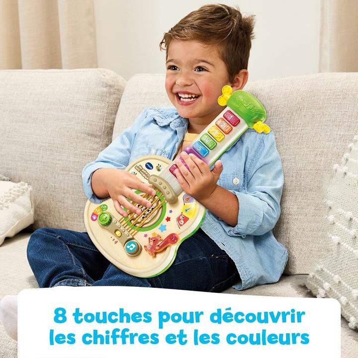 Produktbild VTech Ma guitare lumi magique (jouet avec partie bois FSC®) (Französisch)