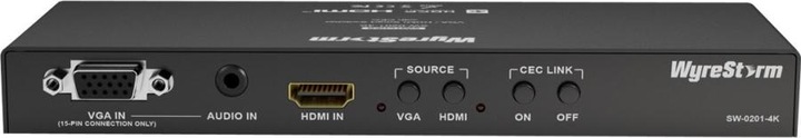 Actual product image WyreStorm SW-0201-4K A/V skifter