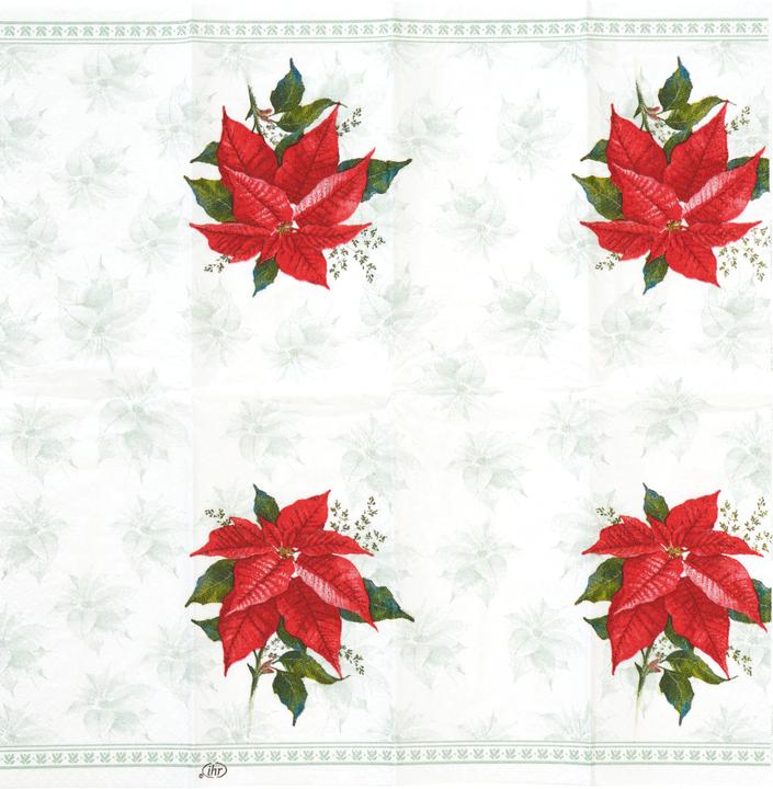 Actual product image IHR Papiertaschentücher "Classic Poinsettia"