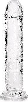 Productafbeelding RealRock Rechte Realistische Dildo met Zuignap - 7" / 18