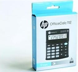 Image du produit HP Calculatrice de bureau OfficeCalc 112 noire (Cellules solaires, Piles)