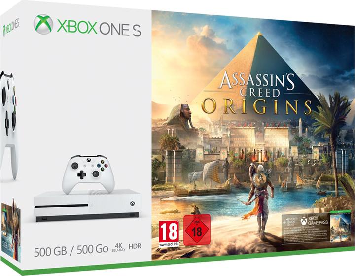Produktbild Microsoft Xbox One S 500GB - Assassin's Creed Bundle
