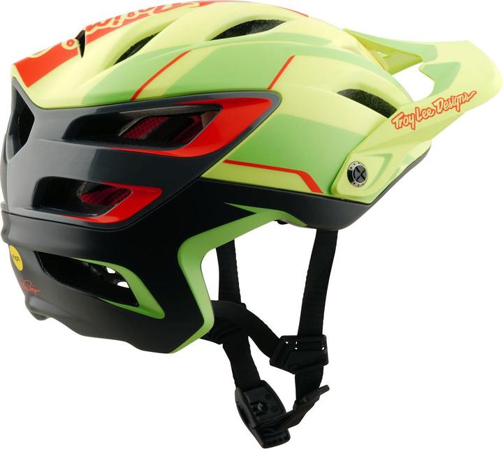 Image du produit Troy Lee Designs A3 MIPS Helm, Lines, glo yellow, XS/S | 53-56cm (53 - 56 cm)