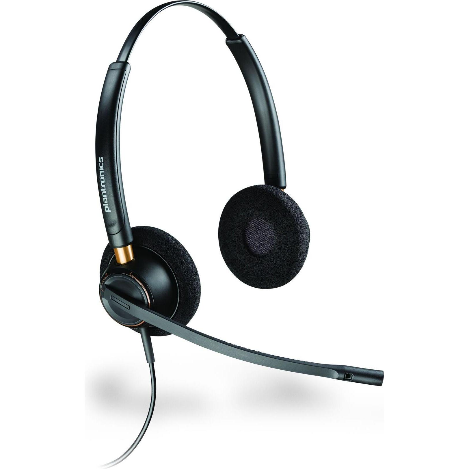 Poly EncorePro HW520 (Kabelgebunden), Office Headset, Schwarz