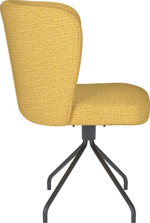 Actual product image White Label Living Chair Stan Ochre Spider Swivel