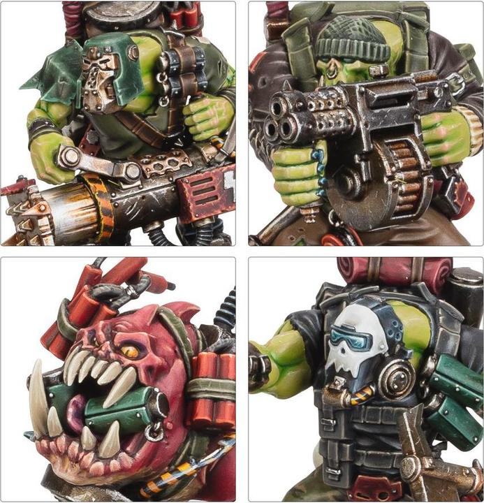 Immagine prodotto Games Workshop Warhammer 40k - Kommandos Orks (2025) (Materiale sintetico)