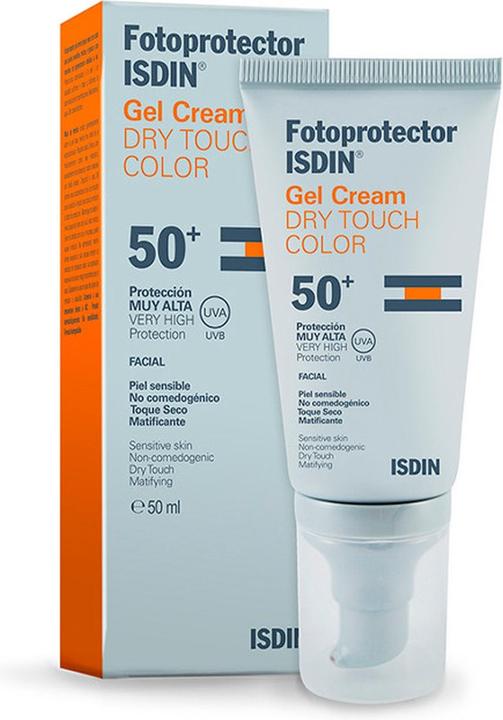 Immagine prodotto Isdin FOTOPROTECTOR Crema Gel Colore Tocco Secco SPF50 50ml (Crema solare viso, SPF 50+, 50 ml)