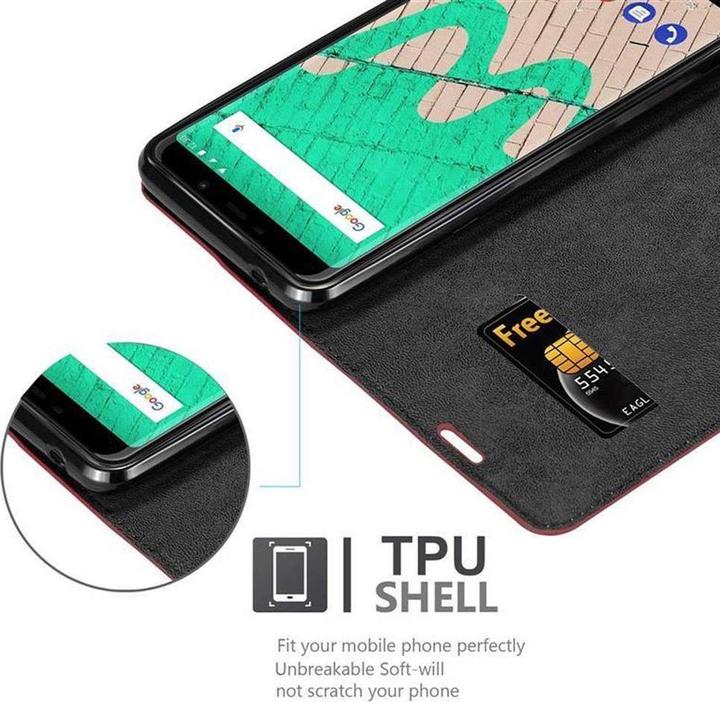 Actual product image Cadorabo Book Invisible Magnet Cover (Wiko View Max)