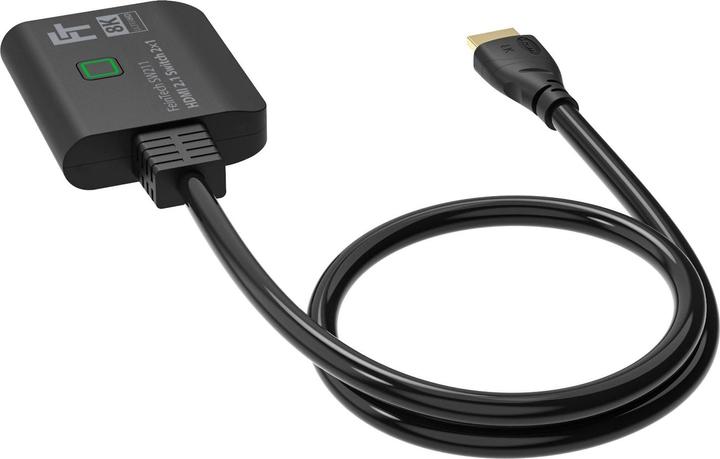 Productafbeelding FeinTech SW211 HDMI 2.1 8K Bi-Directional Switch 2 In 1 Out | Splitter 1 In 2 Out | Pigtail