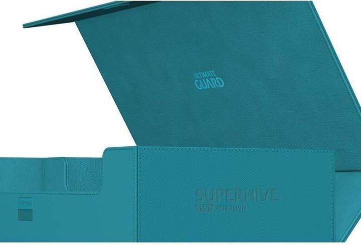 Actual product image Ultimate Guard Card Box XenoSkin Superhive 550+ Petrol Blue