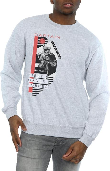 Actual product image Star Wars Mens The Last Jedi Captain Phasma Sweatshirt (XXL)