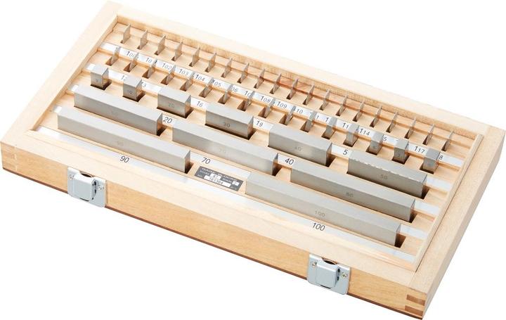 Actual product image Fortis Parallel gauge block set steel 47 parts Tolerance class 0