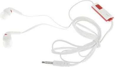 Immagine prodotto Hermex Cavo FLAT cuffie stereo basse in ear microfono + spine AUX placcate in oro + ON OFF - Bianco (Cablato)