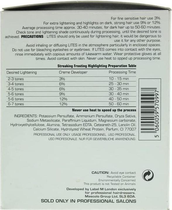 Produktbild Label.M Schiarente Pre-Luce Tecnico Hi-Lift