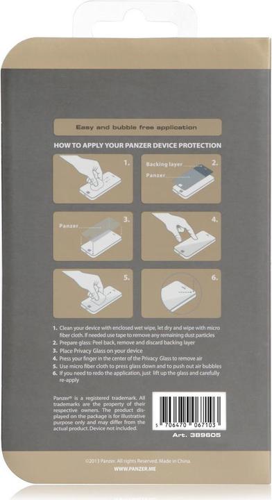 Produktbild PanzerGlass 4-Way Privacy Glass (1 Stk.)