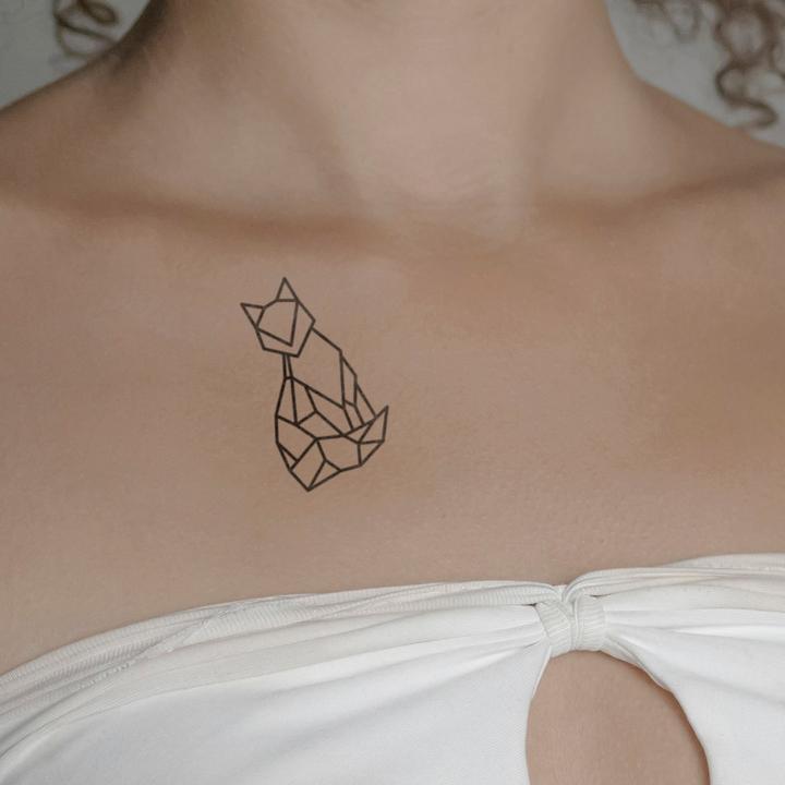 Immagine prodotto minink Tatuaggio temporaneo - Volpe geometrica