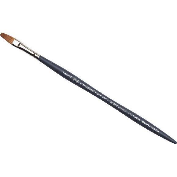Winsor & Newton, Pennello, Pro Watercol Synt Sable Brush One Stroke 1/4