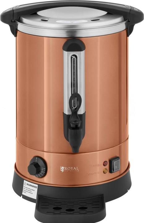 Produktbild Royal Catering Wasserkocher Edelstahl Heisswasserbereiter Heissgetränkespender 2500 W 13,5 l