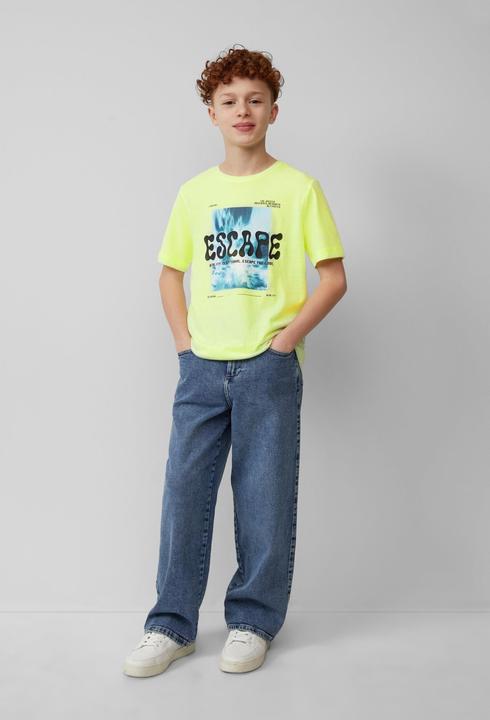 Produktbild S.Oliver T-Shirt Baumwoll-T-Shirt mit 3D-Druck (170, 176)