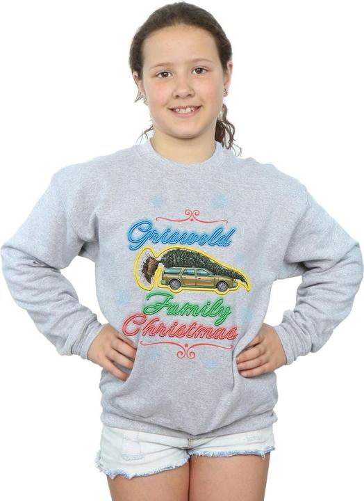 Image du produit National Lampoon´s Vacation National Lampoon's Christmas Vacation - Sweat GRISWOLD FAMILY CHRISTMAS - Fille (128)