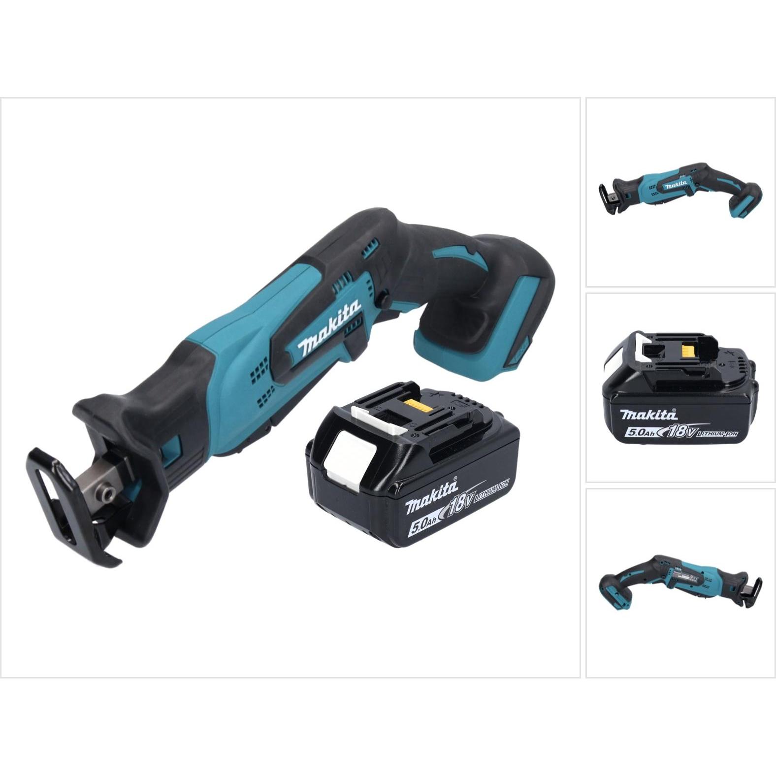 Makita, Säbelsäge, DJR 185 T1 Akku Recipro Säbelsäge 18 V + 1x Akku 5,0 Ah - ohne Ladegerät