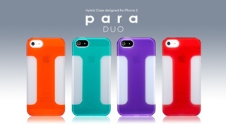 Produktbild more. Para Duo Hybridcase für iPhone 5/5S/SE Cherry Red (Apple iPhone 5, Apple iPhone 5s)