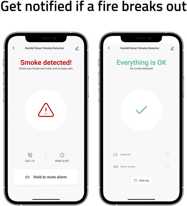 Image du produit Hombli Détecteur de fumée intelligent
