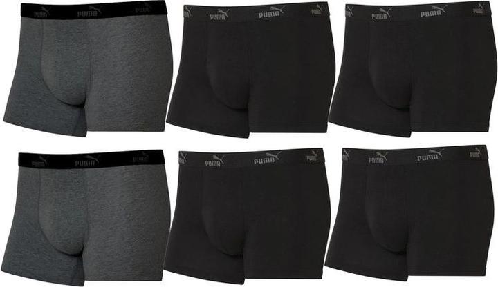 Puma Herren Boxershorts 6er-Pack (L, pack of 6)