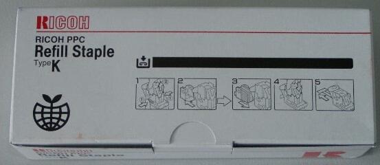 Image du produit RICOH Recharge agrafeuse Type K, paquet de 3 (1 x)