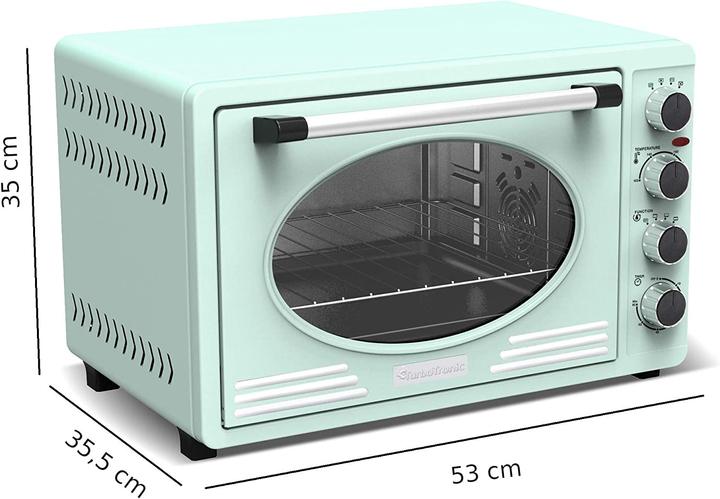 Immagine prodotto TurboTronic By Z-Line Mini forno retrò a convezione 45L in blu