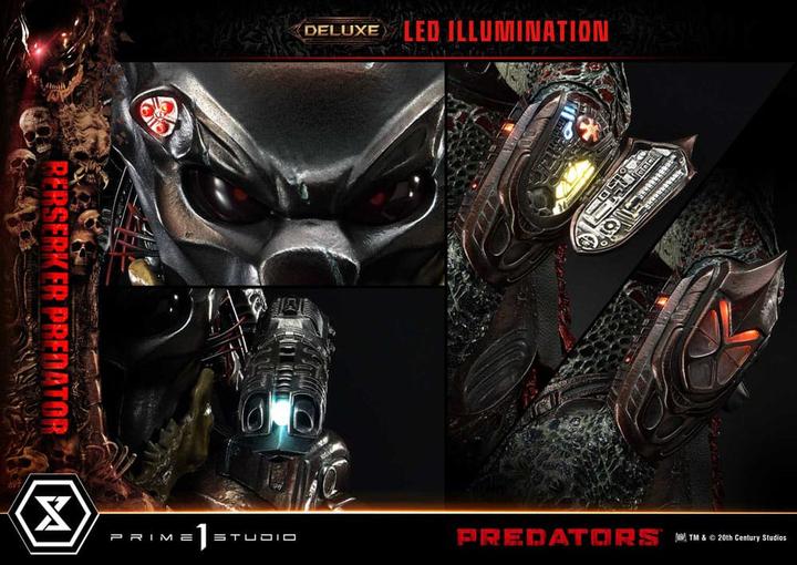 Actual product image Prime 1 Studio Predators statuette Berserker Predator Deluxe Version 100 cm