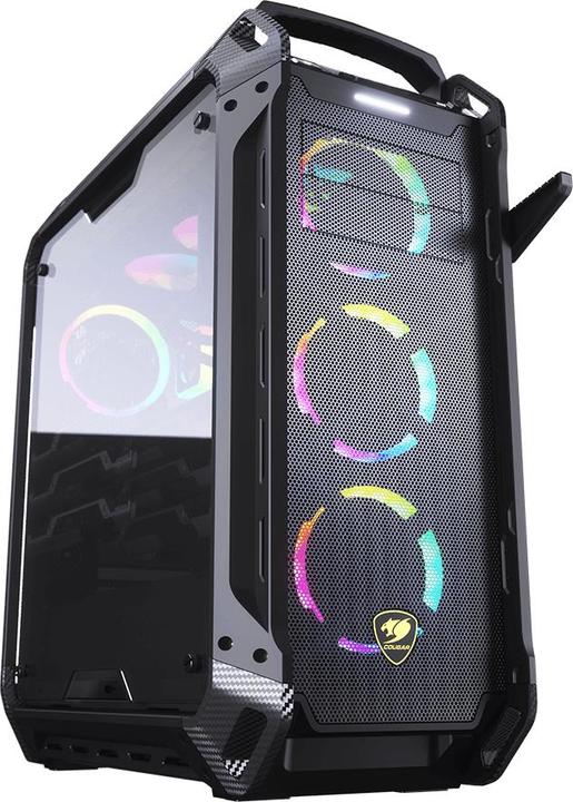 Actual product image Cougar Case Panzer Max G Full tower easily moddable 1 pcs of 120 mm fans non LED tempred glass panel (ATX, mATX, Mini-ITX, SSI CEB)
