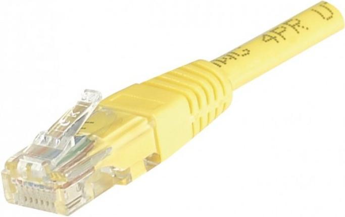 Actual product image Générique Cat6 RJ45 Patch cable U/UTP yellow - 1 m (U/UTP, CAT6, 1 m)