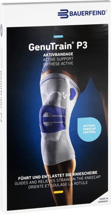 Produktbild GenuTrain P3 Aktivbandage Grösse 3 rechts titan (3)
