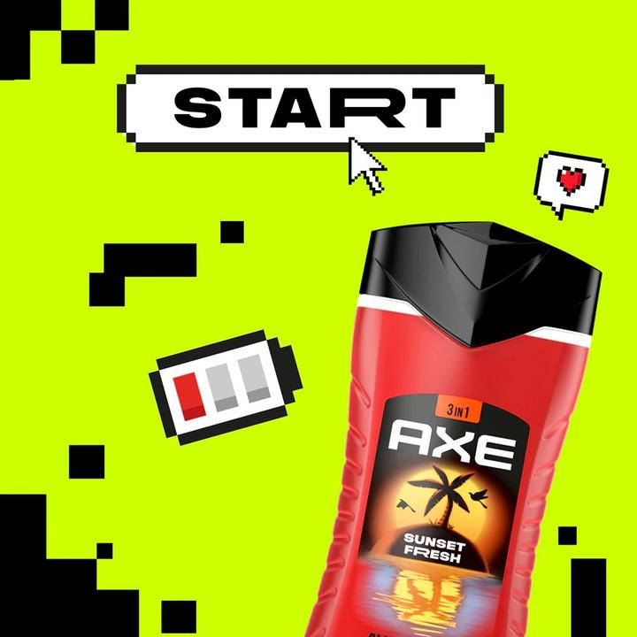 Productafbeelding AXE Shower Gel Sunset Fresh Refreshing Body Wash (250 ml)