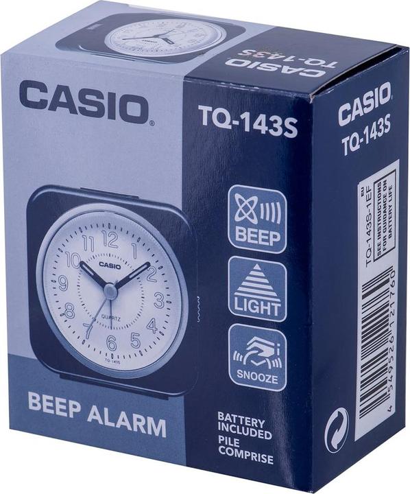 Actual product image Casio TQ-143S-8EF Alarm clock