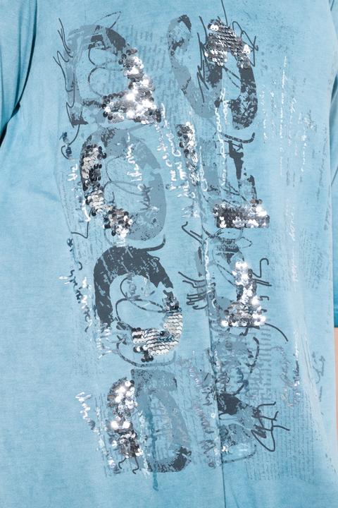 Immagine prodotto Miamoda Maglia dal taglio lungo con stampa decorata e nodo (54)