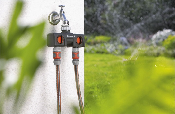 Actual product image Gardena 2-Wege-Verteiler (2 way distributor, 101.60 mm)