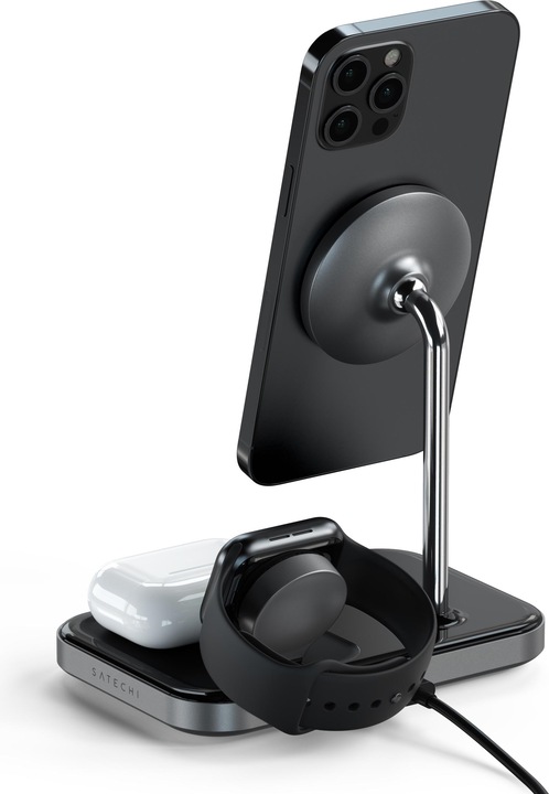 Actual product image Satechi 3-in-1 Magnetic Wireless Charging Stand (7.50 W)
