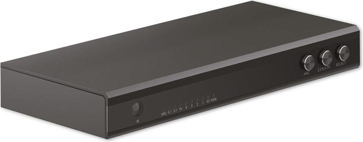 Actual product image Goobay HDMI switch box 4 to 1 with audio output